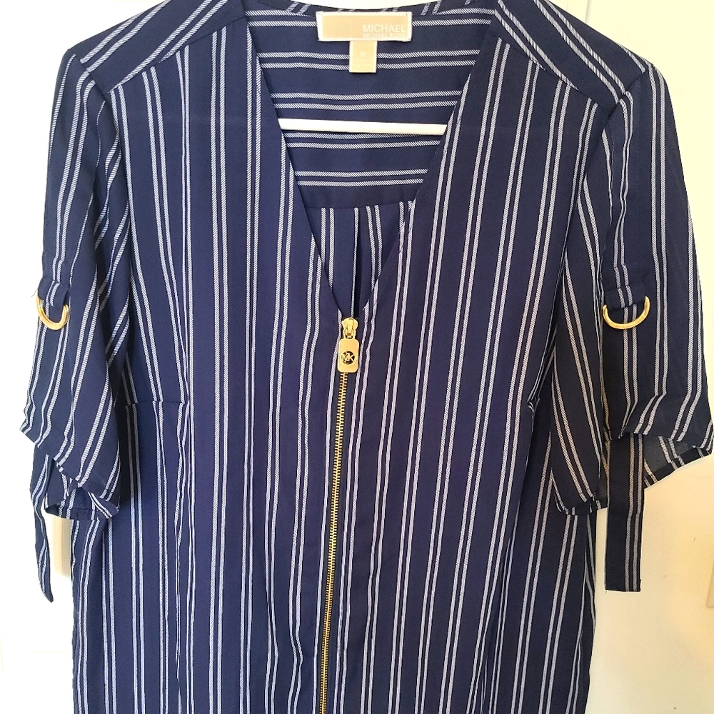 Women's MK Zip-up Blouse